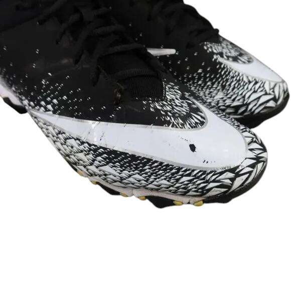 Nike Shoes Mens 13 Football Cleats Vapor Fastflex Athletic Sport Black White Vpr - Picture 5 of 15